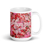 I Love You Field of Flowers Ceramic Gift Mug-15oz-